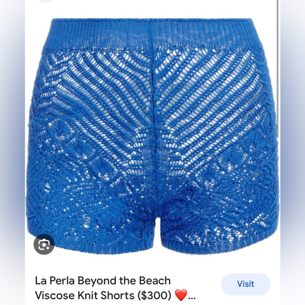 La Perla Beyond the Beach Knit Coverup Shorts